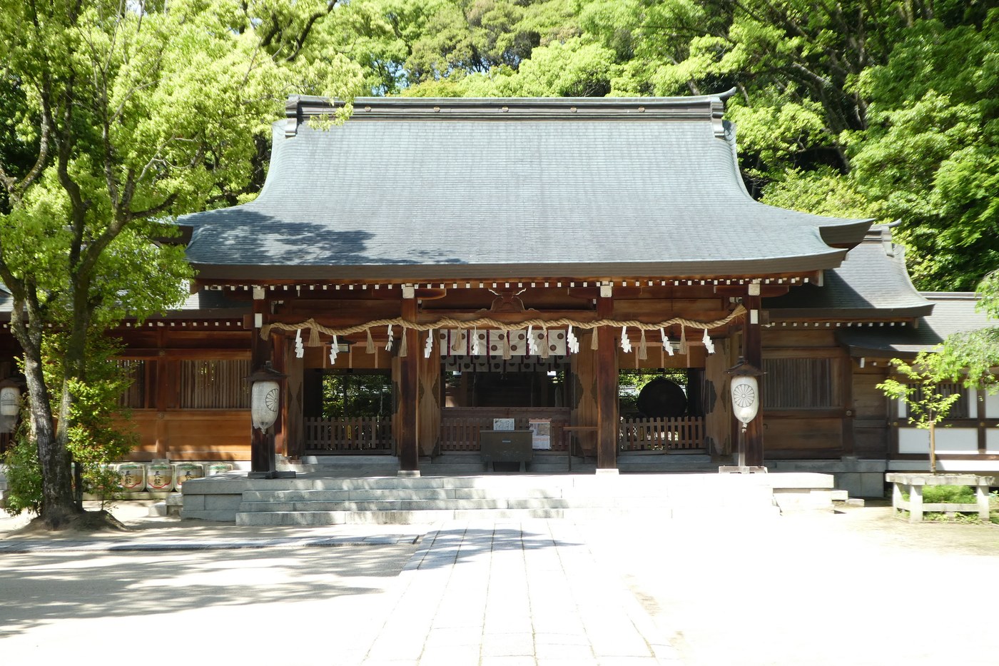 四條畷神社の拝殿